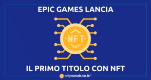 EPIC GAMES LANCIA NFT