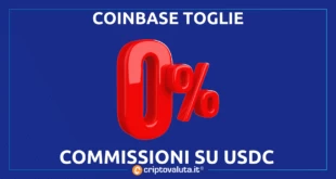 COINBASE USDC COMMISSIONI