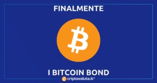 BITCOIN BOND ANALISI