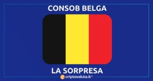 CONSOB BELGA BITCOIN ETHEREUM