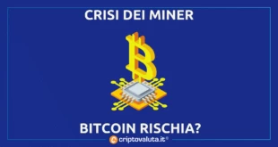 CRISI MINER BITCOIN