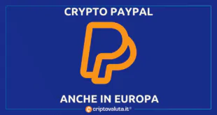 PAYPAL PILOTA CRYPTO BITCOIN