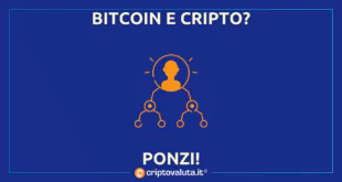 BITCOIN CRIPTO PONZI