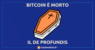 BITCOIN È MORTO