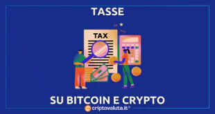 TASSE BITCOIN CRYPTO