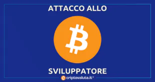 BITCOIN SVILUPPATORE RUBATI