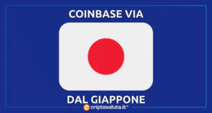 COINBASE VIA GIAPPONE