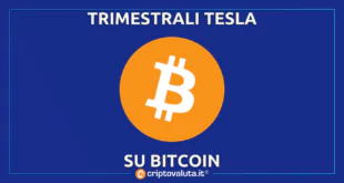 TESLA BITCOIN VENDITE