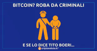 CRIMINALI BITCOIN TITO BOERI