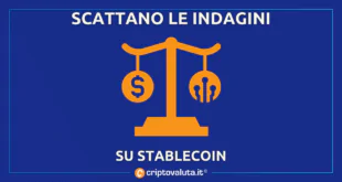 Scattano indagini STABLECOIN