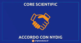 CORE Scientific accordo