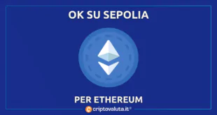 Ethereum Sepolia Aggiornamento