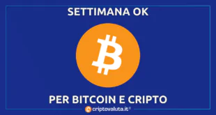 Bitcoin settimana top