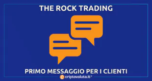 THE ROCK MESSAGGIO CLIENTI