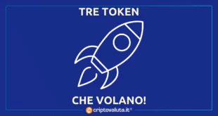 TRE TOKEN che volano