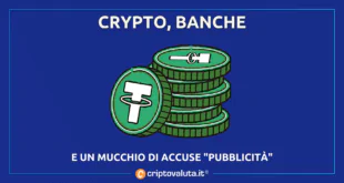 CRYPTO BANCHE TETHER