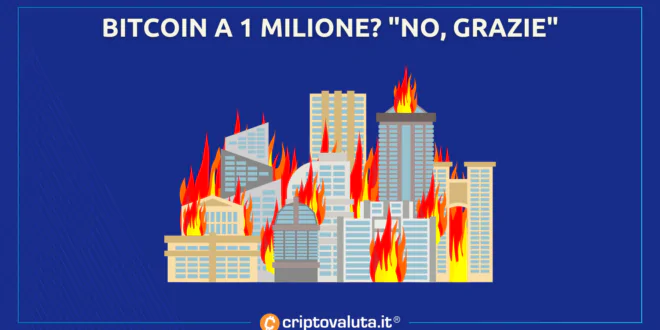 BITCOIN 1 MILIONE NO GRAZIE