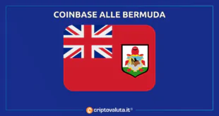 Coinbase fugge alle bermuda crypto