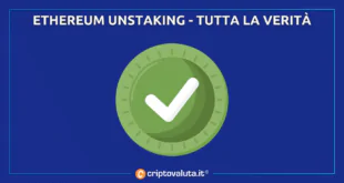 ETHEREUM UNSTAKING