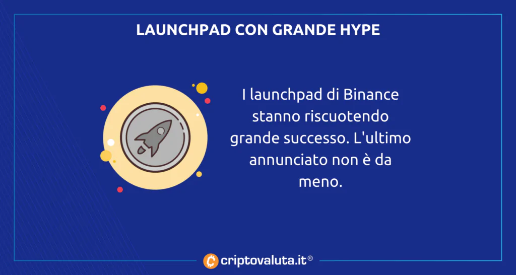 Grande successo per launchpad bnb