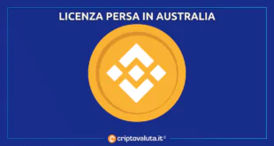 LICENZA PERSA BINANCE AUSTRALIA