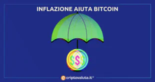 INFLAZIONE BITCOIN AIUTO