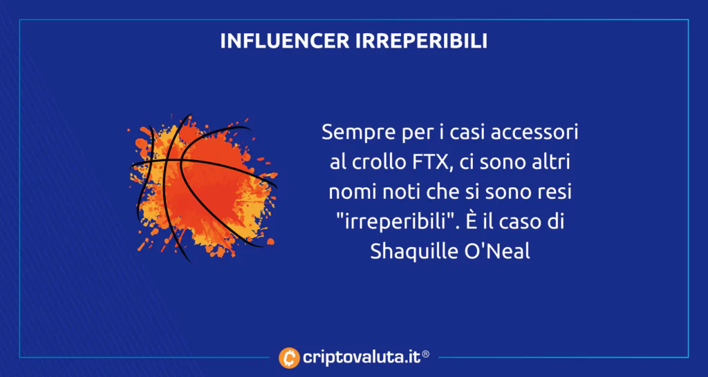 Influencer irreperibili