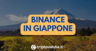 BINANCE IN GIAPPONE