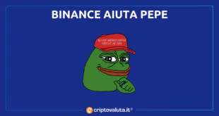 BINANCE PEPE AIUTO