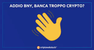 BNY BANCA CRYPTO ADDIO BUFFETT