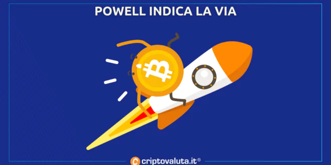 Powell indica la via Bitcoin