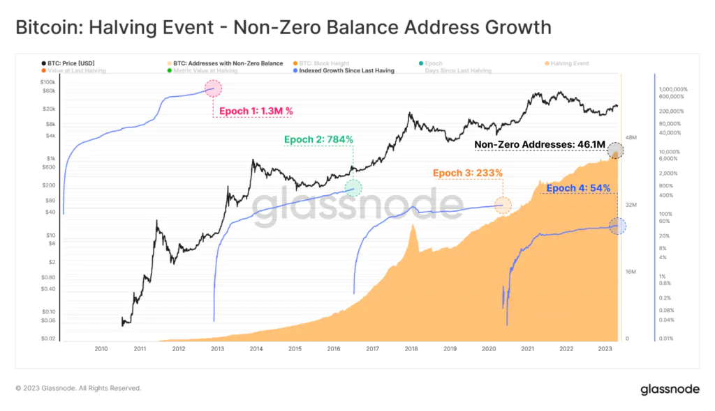 Grafico Glassnode