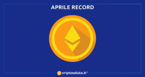 APRILE RECORD PER ETHEREUM