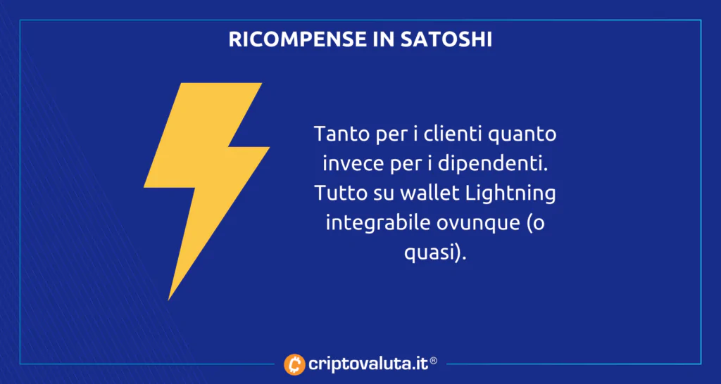 Ricompense satoshi 