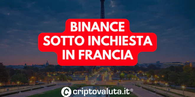 Binance inchiesta francai