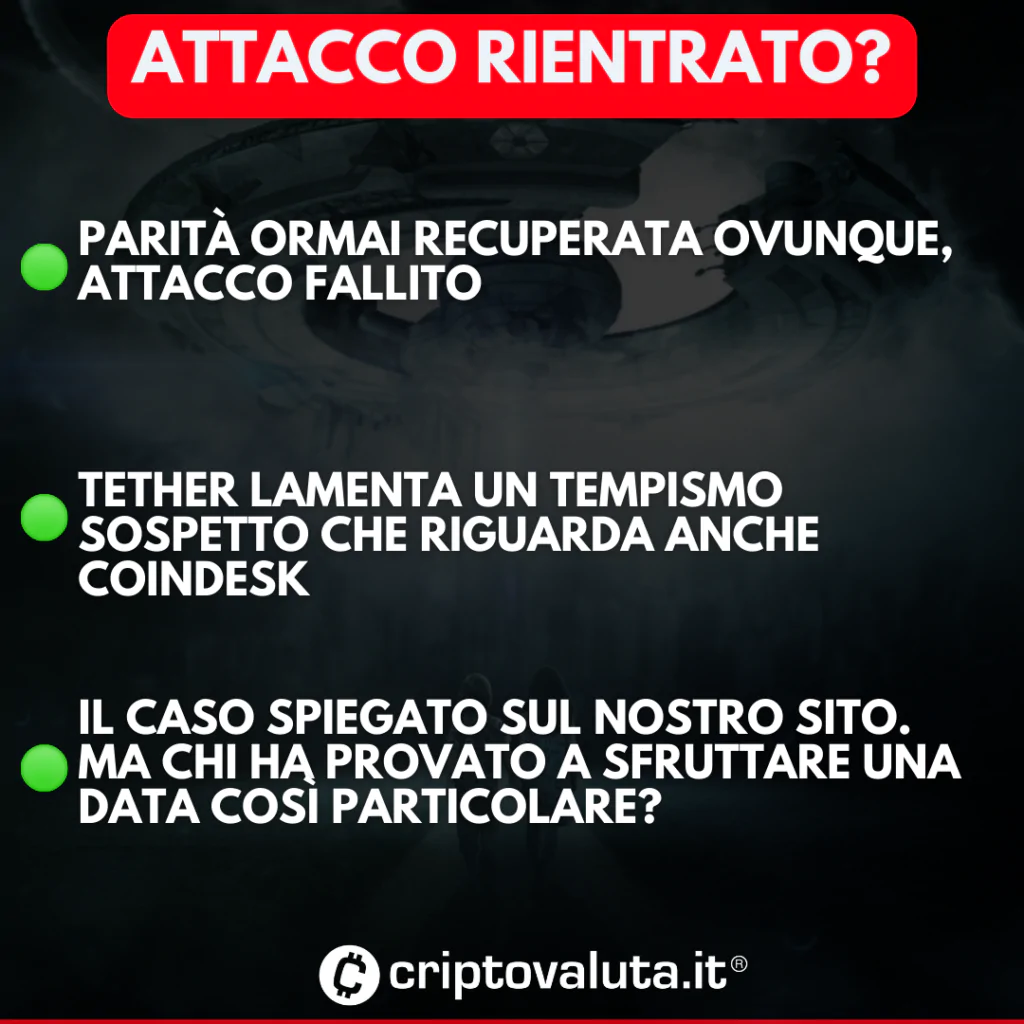 Attacco rientrato