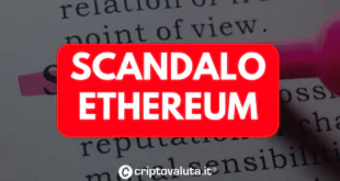 SCANDALO ETHEREUM