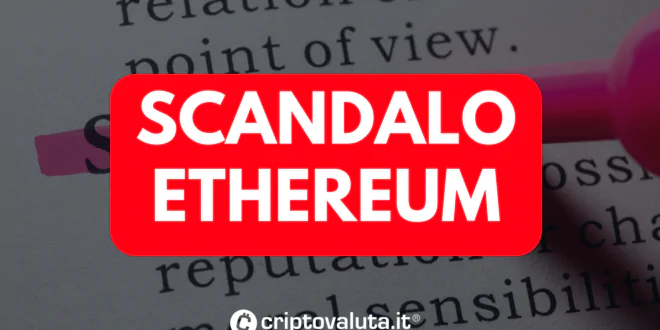 SCANDALO ETHEREUM