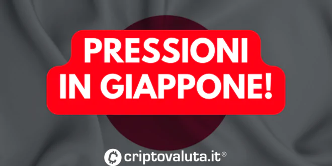 GIAPPONE CRYPTO PRESSIONI