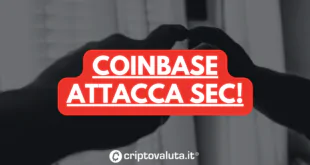 COINBASE ATTACCATA DA SEC