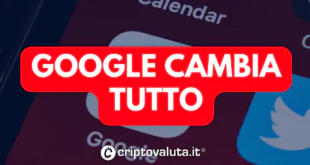 GOOGLE CAMBIA TUTTO