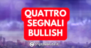 QUATTRO SEGNALI BULLISH PER ETHEREUM