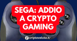 SEGA CRYPTO GAMING ADDIO