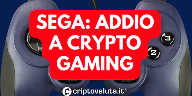 SEGA CRYPTO GAMING ADDIO