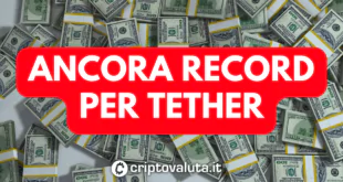 TETHER TRIMESTRE RECORD