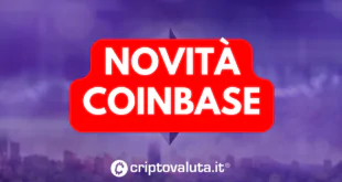 COINBASE NOVITA