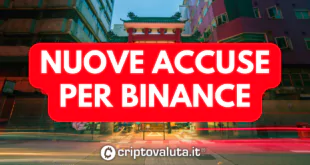 BINANCE NUOVE ACCUSE