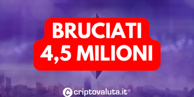 Bruciati 4 milioni eth