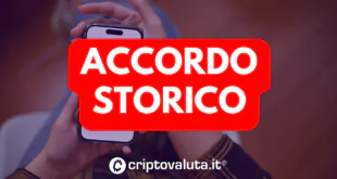 ACCORDO STORICO PAYPAL