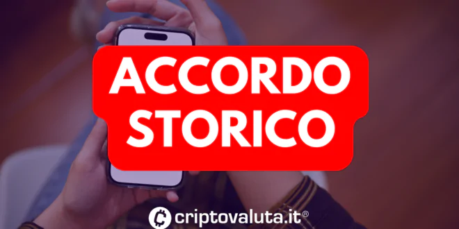 ACCORDO STORICO PAYPAL